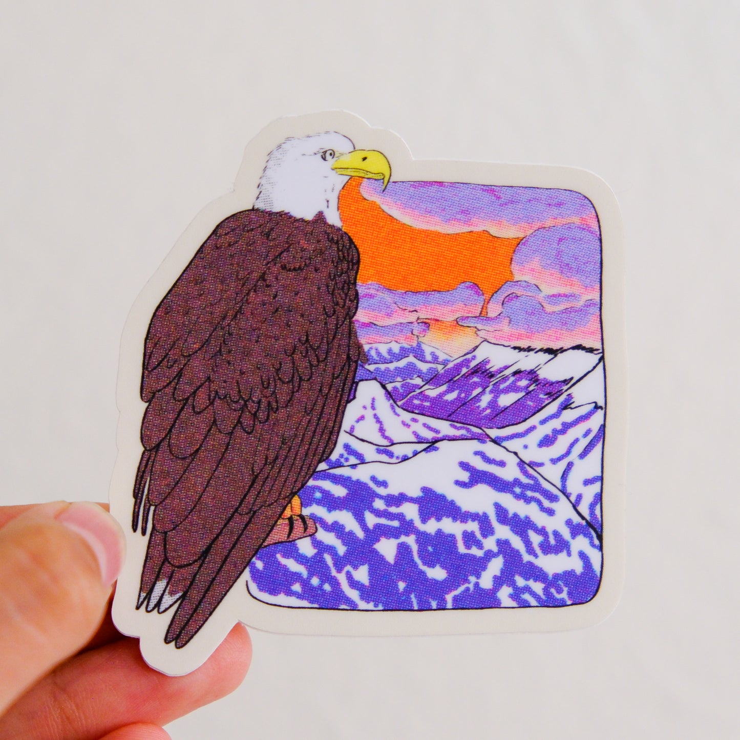 Sunset Eagle - Collectible Decal