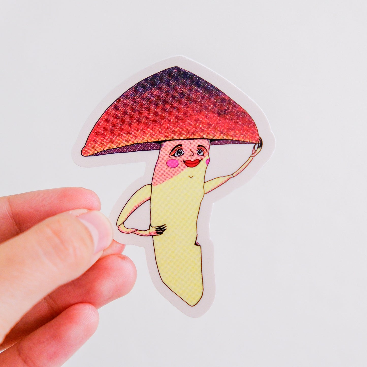 Mushroom Lady - Collectible Decal