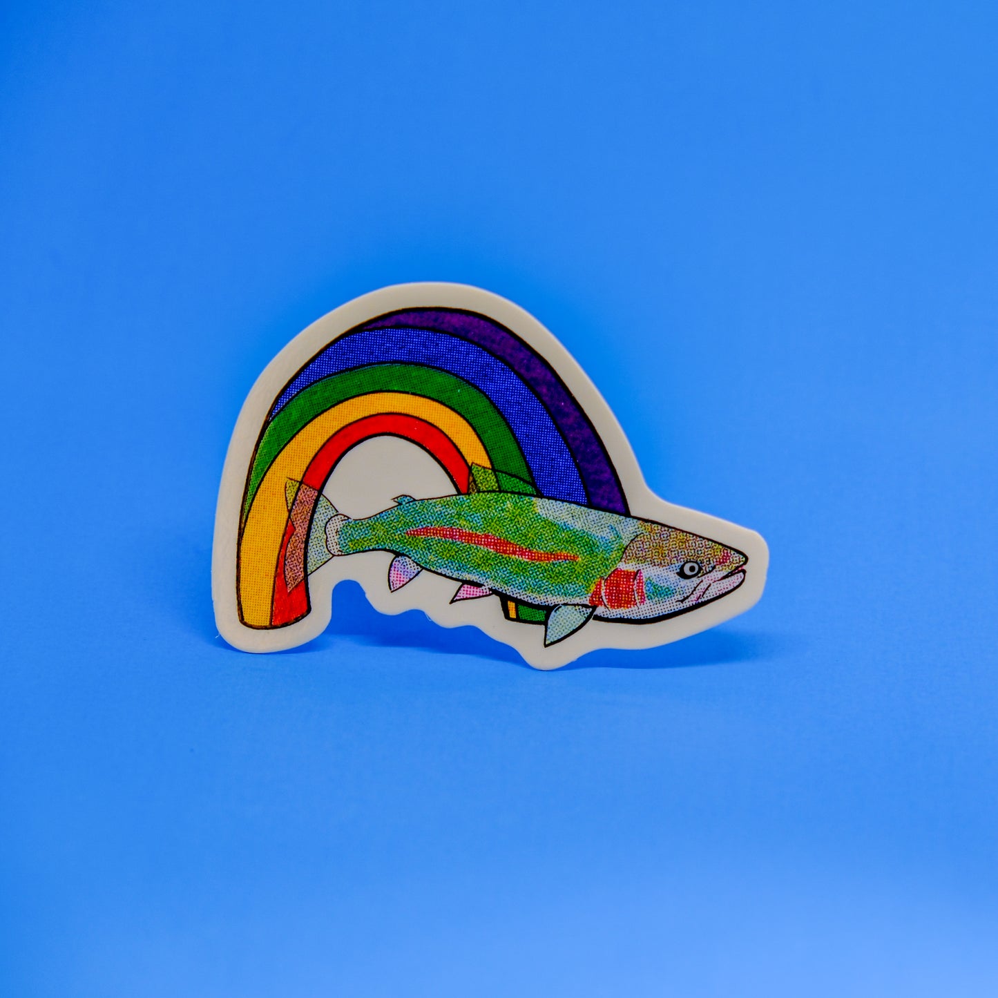 Rainbow Rainbow Trout - Collectible Decal